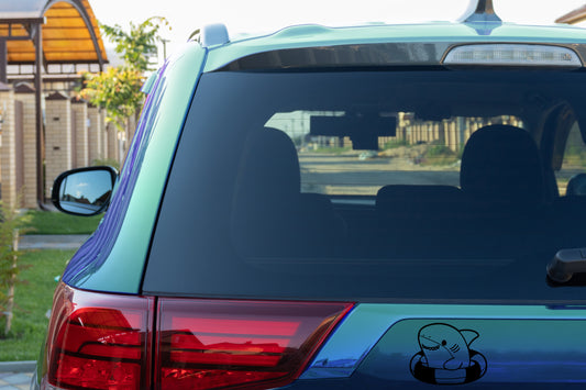 Cute Shark Floatie Vinyl Decal