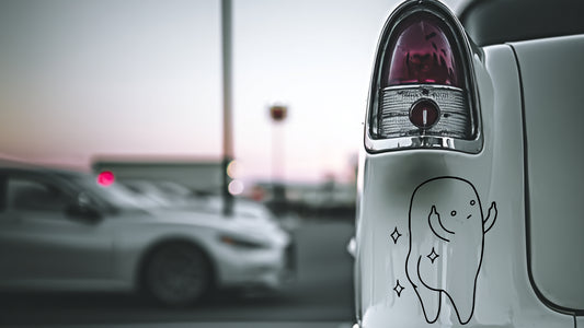 Ghost Middle Finger Vinyl Decal