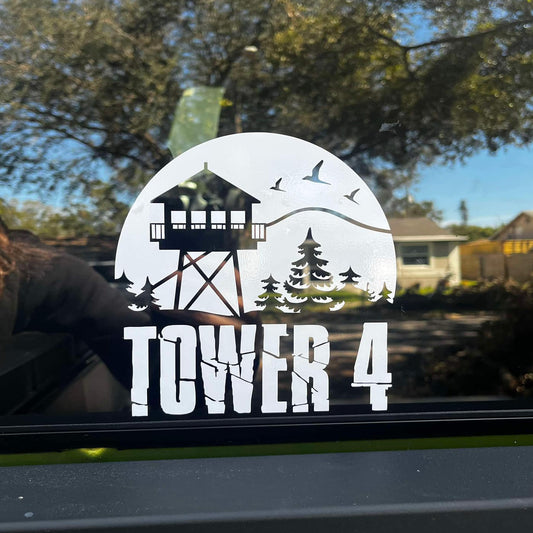 Tower 4 Scenic Vinyl Decal