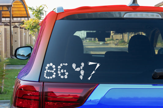 86 47 Shell Vinyl Decal