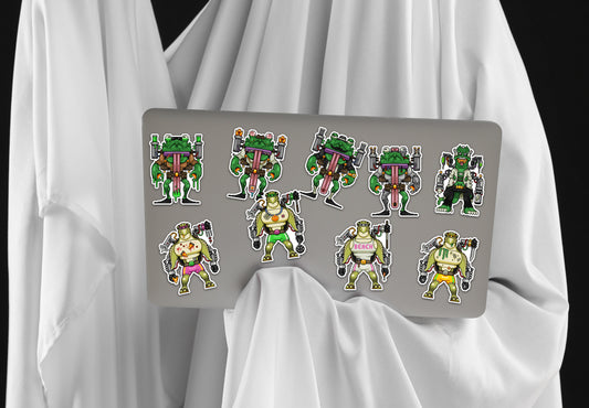 Slime Beast Sticker Set 1 - Mutated Nostalgia Pack