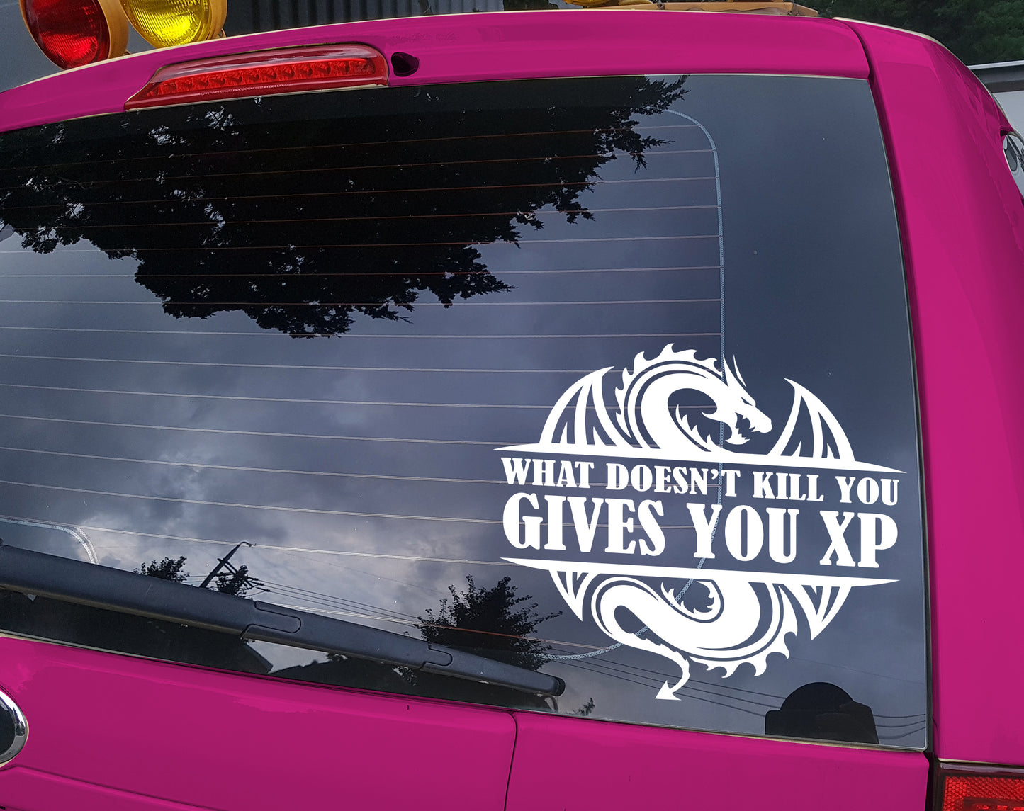 Vinyl Decal D&D What Doesn't Kill You