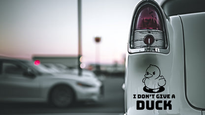 I Don't Give a Duck jeep Vinyl Decal
