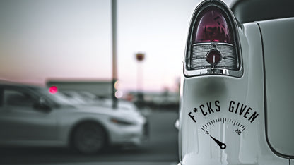 Zero Fucks Given Vinyl Decal