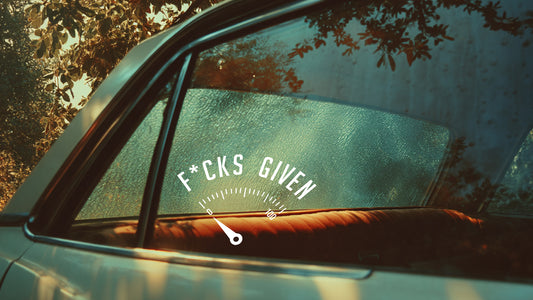 Zero Fucks Given Vinyl Decal