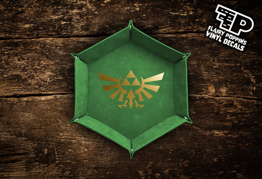 Hyrule Crest Triforce Dice Tray